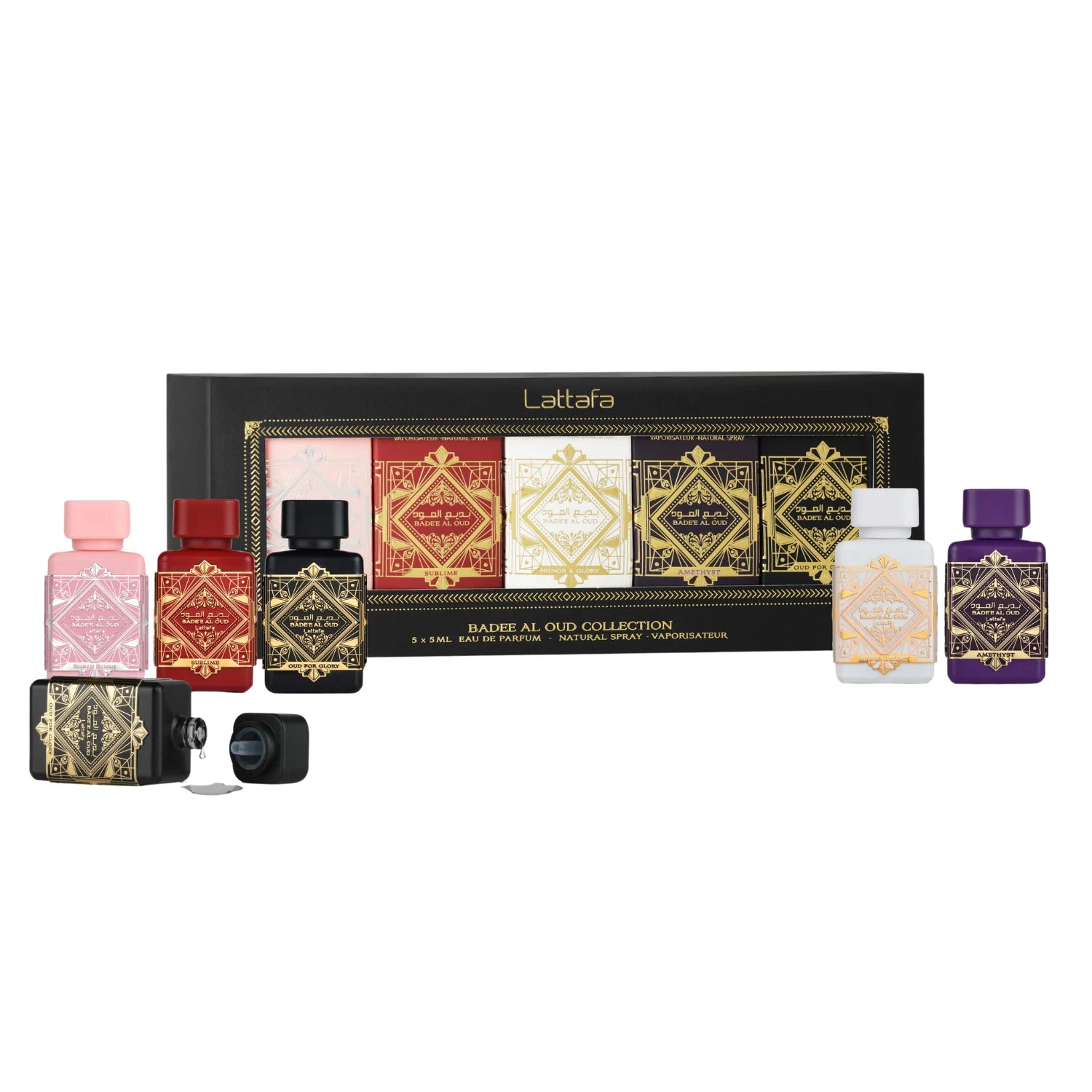 Badee Al Oud Mini Set 5 x 5ML EDP Lattafa