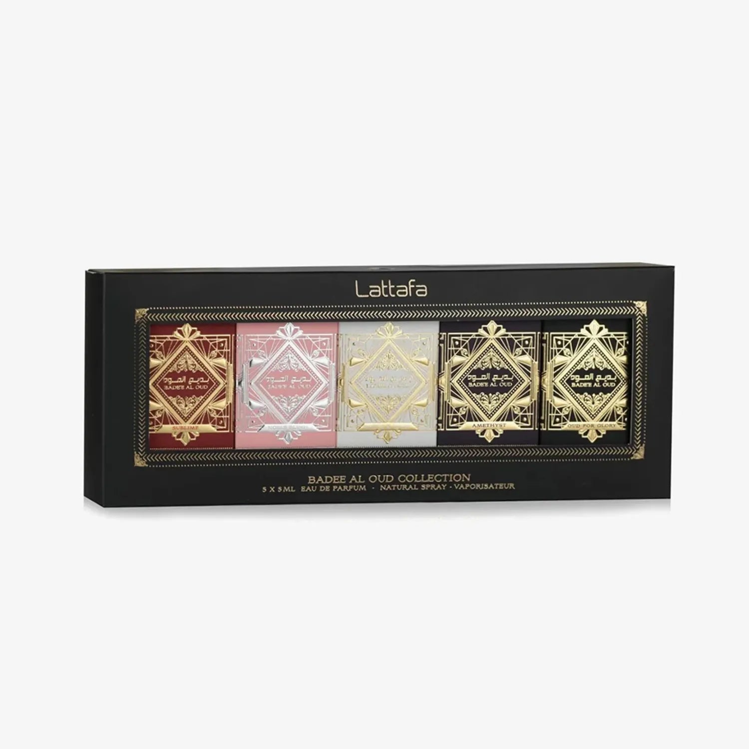 Badee Al Oud Mini Set 5 x 5ML EDP Lattafa